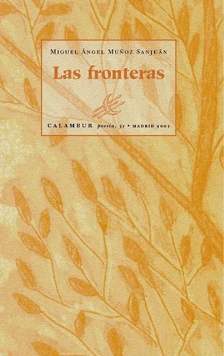 FRONTERAS | 9788488015778 | MUÑOZ, MIGUEL ANGEL