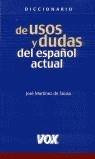 DICCIONARIO DE USOS Y DUDAS DEL ESPAÑOL ACTUAL | 9788483322109 | MARTINEZ, JOSE