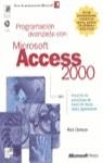 ACCESS 2000, PROGRAMACION AVANZADA CON | 9788448125288 | DOBSON, RICK