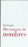 DICCIONARIO DE NOMBRES | 9788427027039 | SOR LUCIA