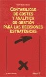 CONTABILIDAD DE COSTES Y ANALITICA DE GESTION | 9788423418770 | BLANCO IBARRA, FELIPE