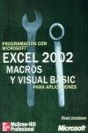 EXCEL 2002 MACROS Y VISUAL BASIC | 9788448132484 | JACOBSON, REED