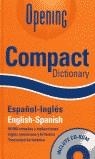 OPENING COMPACT DICTIONARY ESP-INGLES | 9788432914249 | OPENING