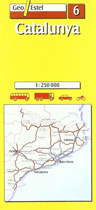 CATALUNYA MAPA DE CARRETERES | 9788495788085 | AA.VV.