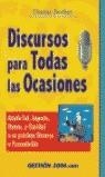 DISCURSOS PARA TODAS LAS OCASIONES | 9788480887984 | BOOHER, DIANNA