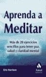 APRENDA A MEDITAR | 9788497350419 | HARRISON, ERIC