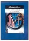 MATEMATICAS PARA ADMINISTRACION Y ECONOMIA | 9789687529400 | TAN, S T