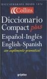 DICCIONARIO COMPACT PLUS ESPAÑOL-INGLES  INGLES- ESPAÑOL | 9788425336195 | COLLINS