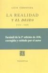 REALIDAD Y EL DESEO, LA | 9788437505299 | CERNUDA, LUIS