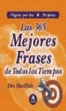 365 MEJORES FRASES DE TODOS LOS TIEMPOS, LAS | 9788497350679 | MAC HALE, DES