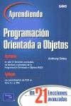 APRENDIENDO PROGRAMACION ORIENTADA A OBJETOS | 9789702603665 | SINTES, ANTHONY