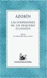 CONFESIONES DE UN PEQUEÑO FILOSOFO | 9788423919369 | AZORIN