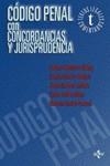 CODIGO PENAL CON CONCORDANCIAS Y JURISPRUDENCIA | 9788430938858 | AAVV