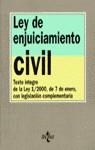 LEY DE ENJUICIAMIENTO CIVIL 2000 | 9788430934904 | MORENO CATENA, VÍCTOR