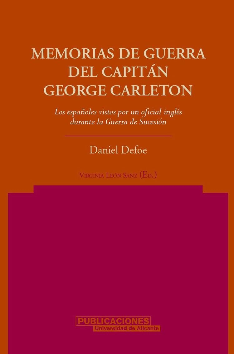 MEMORIAS DE GUERRA DEL CAPITAN GEORGE CARLETON | 9788479086909 | DEFOE, DANIEL