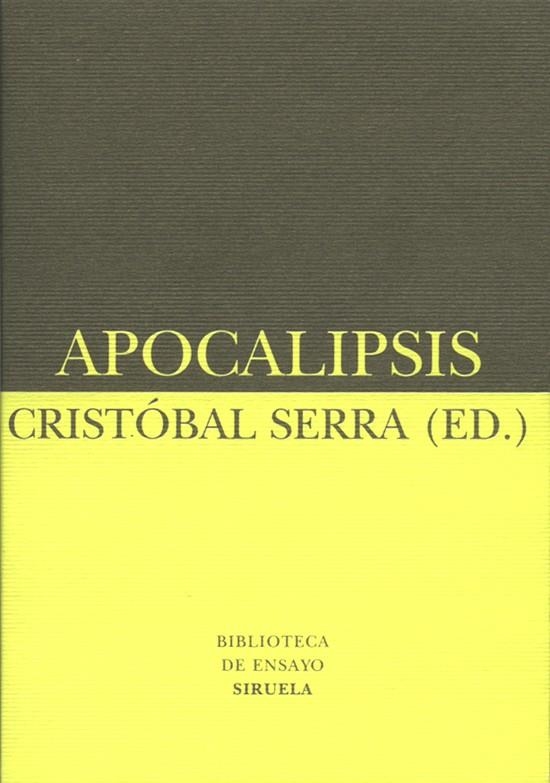 APOCALIPSIS | 9788478446575 | SERRA, CRISTOBAL (ED)