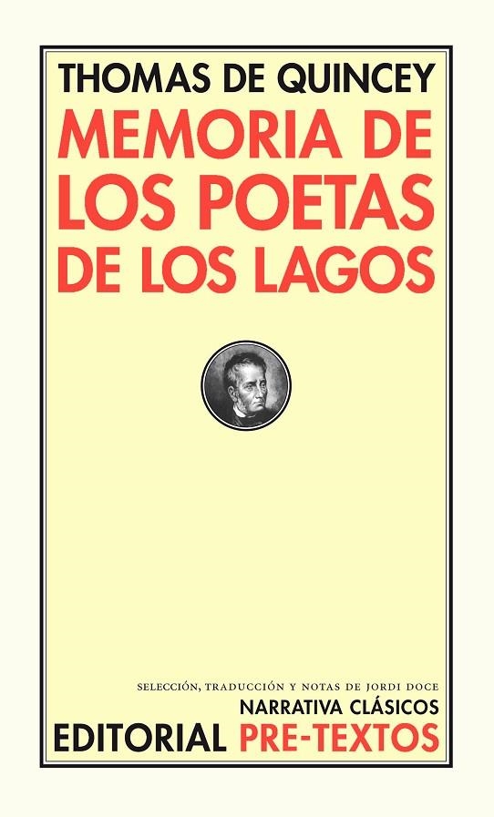 MEMORIA DE LOS POETAS DE LOS LAGOS | 9788481915198 | QUINCEY, THOMAS DE