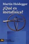 QUE ES METAFISICA | 9788420655376 | HEIDEGGER, MARTIN