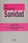 LEY GENERAL DE SANIDAD | 9788430939633 | EDITORIAL TECNOS