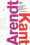 CONFERENCIAS SOBRE LA FILOSOFIA POLITICA DE KANT | 9788449313875 | ARENDT, HANNAH