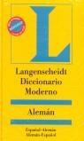 DICCIONARIO ESPAÑOL-ALEMAN LANGENSCHEIDT | 9783468960512 | VARIOS