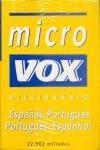 MICRO VOX. DICCIONARIO ESPAÑOL-PORTUGUES PORTUGUES-ESPANHOL | 9788483320631 | AA.VV