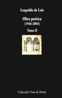 OBRA POETICA (1946-2003) TOMO 2 | 9788475225197 | DE LUIS, LEOPOLDO