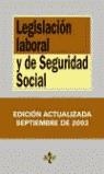 LEGISLACION LABORAL Y DE SEGURIDAD SOCIAL | 9788430940172 | RODRIGUEZ-PIÑERO, MIGUEL