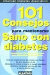 101 CONSEJOS PARA MANTENERSE SANO CON DIABETES | 9789502409771 | EQUIPO PARA EL CUIDADO DE LA D