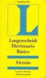 DICCIONARIO ESPAÑOL-ALEMAN BASICO | 9783468961076 | LANGENSCHEIDT, RENATE