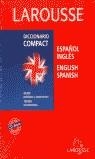 DICCIONARIO COMPACT ESPAÑOL INGLES  INGLES ESPAÑOL | 9788483324554 | LAROUSSE