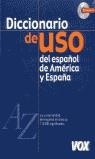 DICCIONARIO DE USO DEL ESPAÑOL DE AMERICA Y ESPAÑA | 9788483324837 | VV.AA.