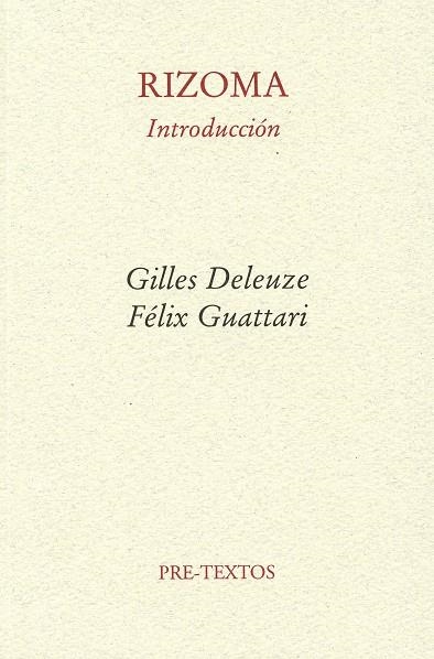 RIZOMA | 9788485081028 | DELEUZE, GILLES  GUATTARI, FELIX