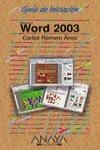 WORD 2003 | 9788441516250 | ROMERO AIRES, CARLOS
