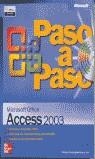 ACCESS 2003 PASO A PASO | 9788448140571 | ONLINE TRAINING SOLUTIONS N/A