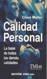 CALIDAD PERSONAL | 9788480884259 | MOLLER, CLAUS