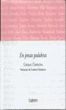 EN POCAS PALABRAS. AFORISMOS DE MUJER | 9788426414427 | CERNUDA, GEMMA