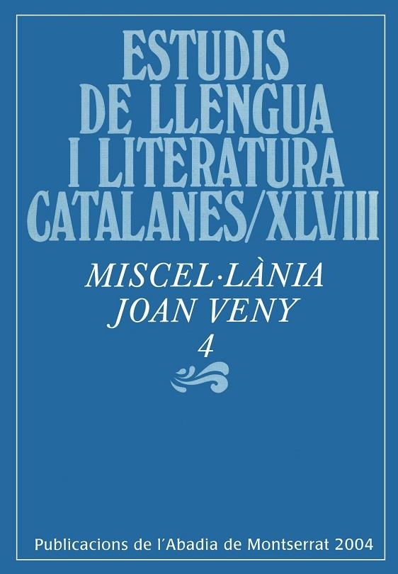 MISCEL.LANIA JOAN VENY 4 | 9788484155997 | DIVERSOS