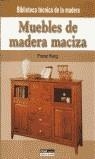 MUEBLES DE MADERA MACIZA | 9788432975882 | KARG, FRANZ