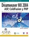 DREAMWEAVER MX 2004  ASP, COLDFUSION Y PHP | 9788441517011 | BARDZELL, JEFFREY