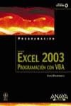 EXCEL 2003, PROGRAMACION CON VBA | 9788441517134 | WALKENBACH, JOHN