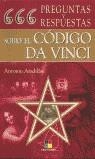 666 PREGUNTAS Y RESPUESTAS SOBRE EL CODIGO DA VINCI | 9788497364065 | ARADILLAS, ANTONIO