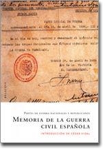 MEMORIA DE LA GUERRA CIVIL ESPAÑOLA. PARTES DE GUERRA NACION | 9788496326101 | VV.AA