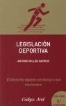 LEGISLACIÓN DEPORTIVA | 9788434430778 | MILLAN, ANTONIO