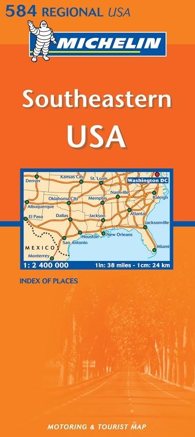 USA SOUTHEASTERN MAPA | 9782061008379 | AA.VV.