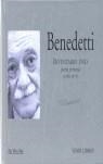 INVENTARIO UNO CD 1ª PARTE | 9788475229041 | BENEDETTI, MARIO