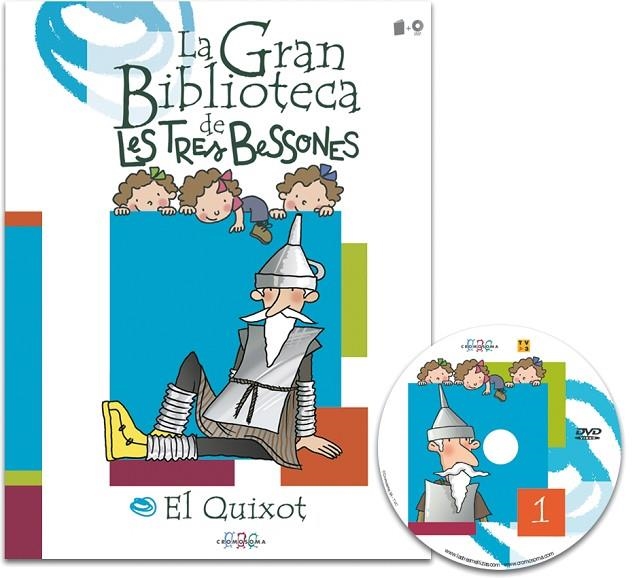 QUIXOT, EL TRES BESSONES. LA GRAN BIBLIOTECA | 9788495731098 | CAPDEVILA, ROSER (IL.)