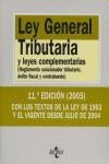 LEY GENERAL TRIBUTARIA Y LEYES COMPLEMENTARIAS | 9788430942442 | MARTÍN QUERALT, JUAN