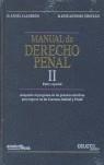 MANUAL DE DERECHO PENAL II (PARTE ESPECIAL) | 9788423435234 | CALDERON, ÁNGEL/CHOCLAN, JOSÉ ANTONIO