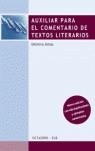 AUXILIAR PARA EL COMENTARIO DE TEXTOS LITERARIOS | 9788480637268 | ANTAS, DELMIRO